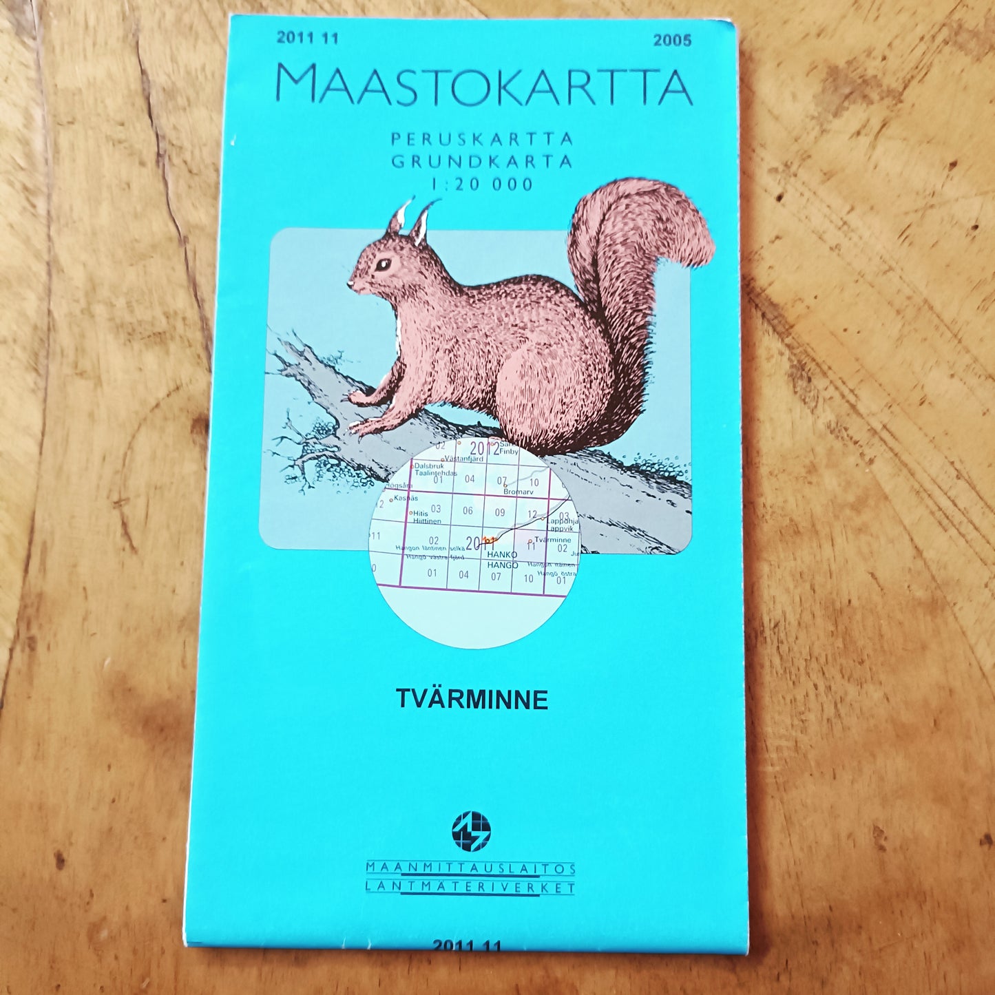 Maastokartta Tvärminne 2005 - 1:20000