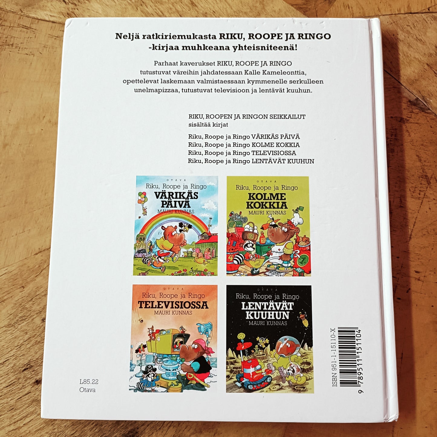 Rikun, Roopen ja Ringon seikkailut - Mauri Kunnas