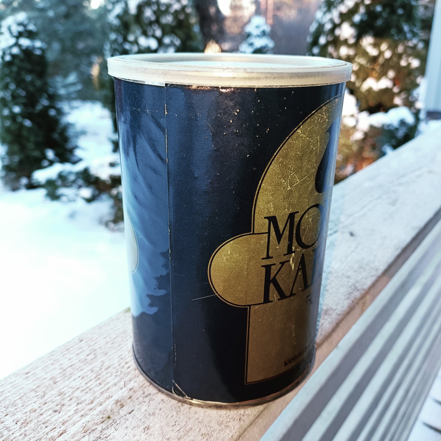 Kahvipurkki Mokkakahvia - Kansallis-Osake-Pankki