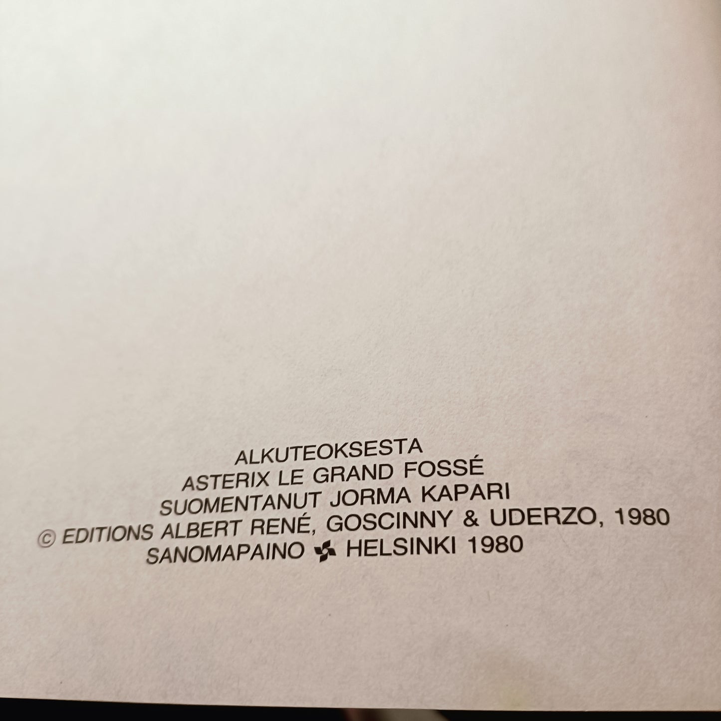 Asterix - Syvä kuilu