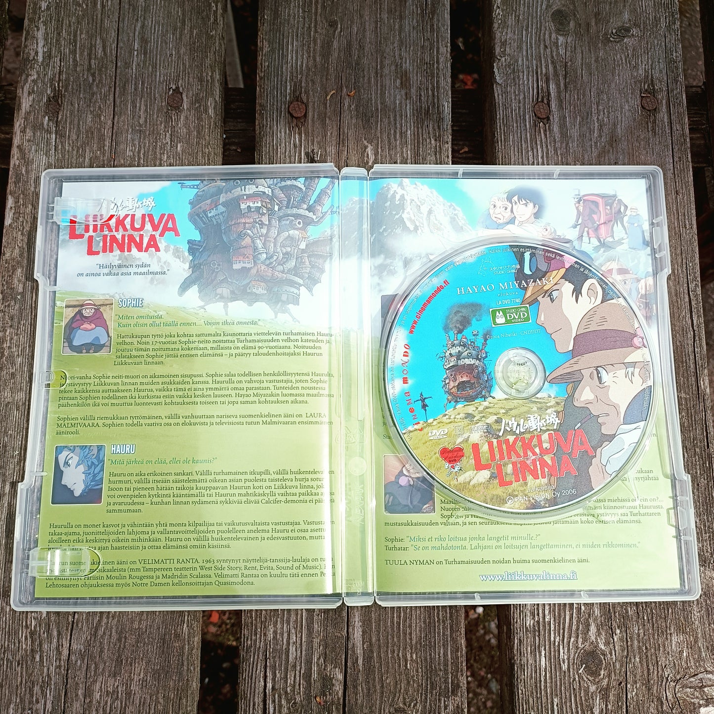 Liikkuva linna - Hayao Miyazaki - DVD