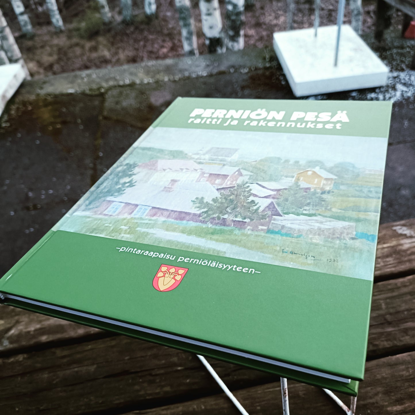 Perniön pesä, raitti ja rakennukset *