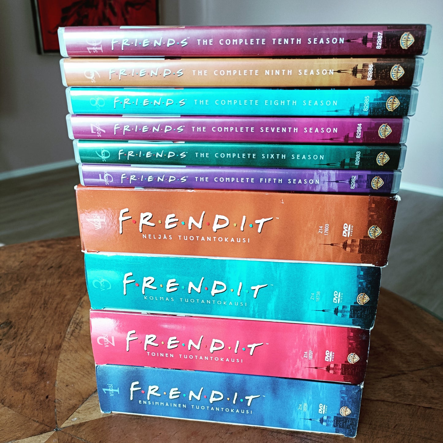 Frendit - Kaikki kaudet 1-10 - DVD