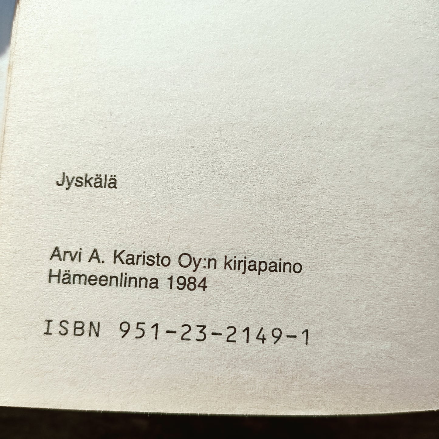 Jyskälä - Simo Pyykkönen