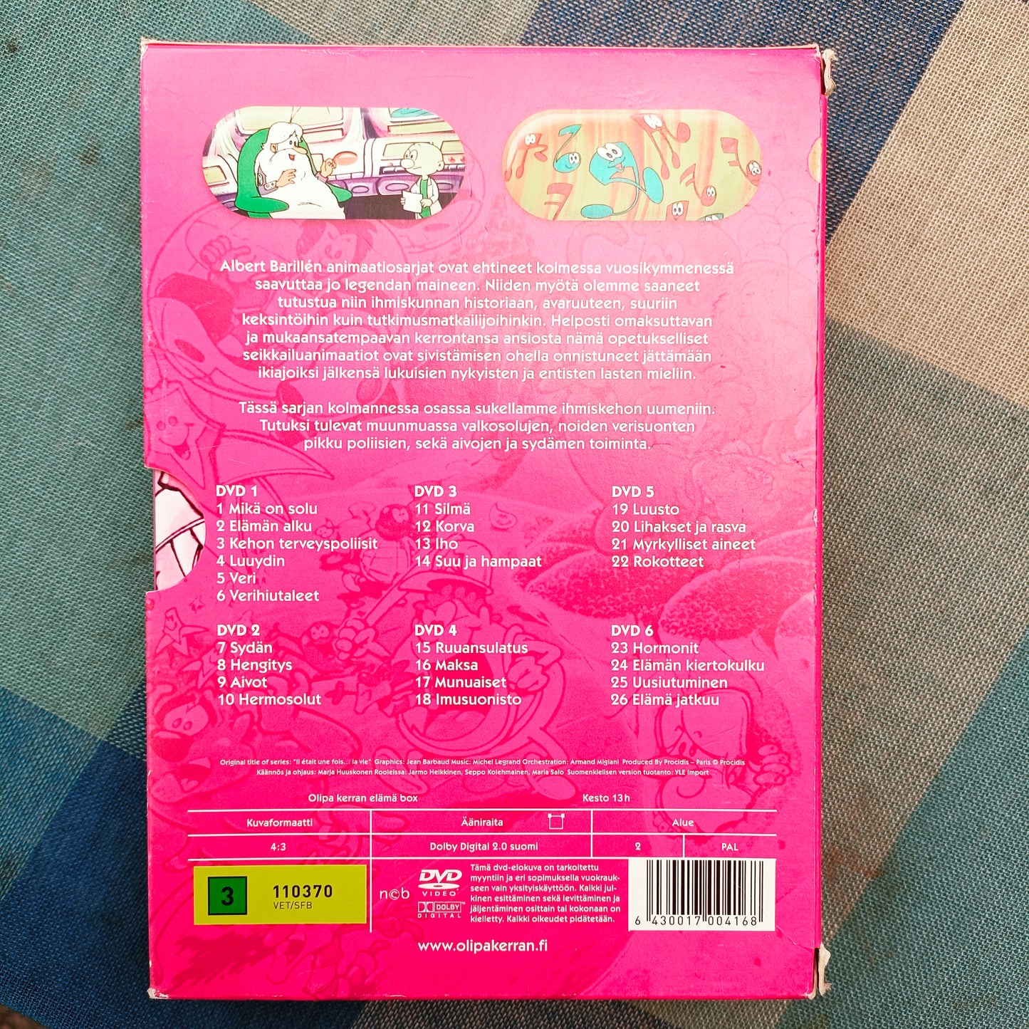 Olipa kerran elämä 1-6 - 6DVD