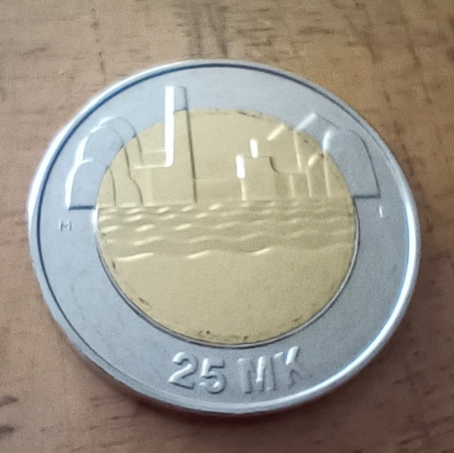 25 mk 1917-1997 Itsenäisyys 80 vuotta kolikko