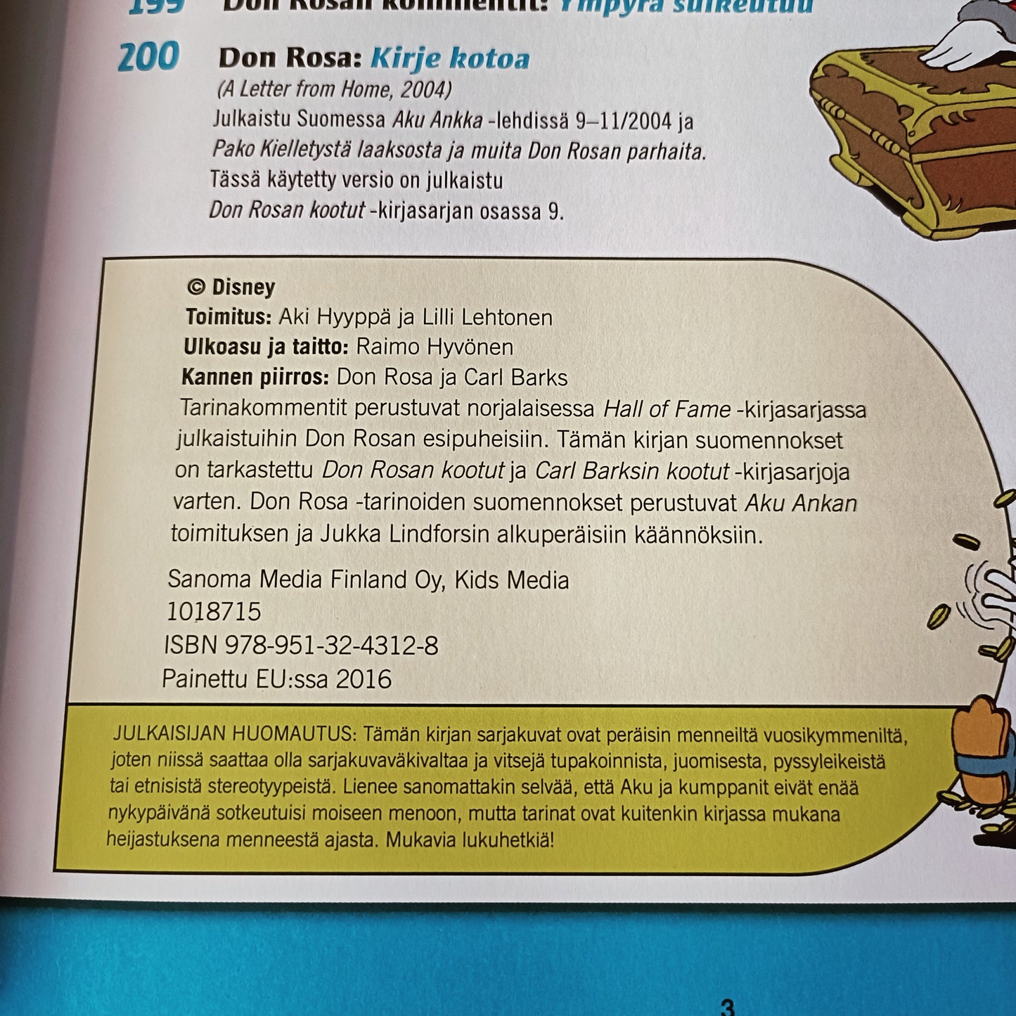 Carl Barks - Don Rosa - Kultaisen kypärän metsästäjät ja muita klassikoita