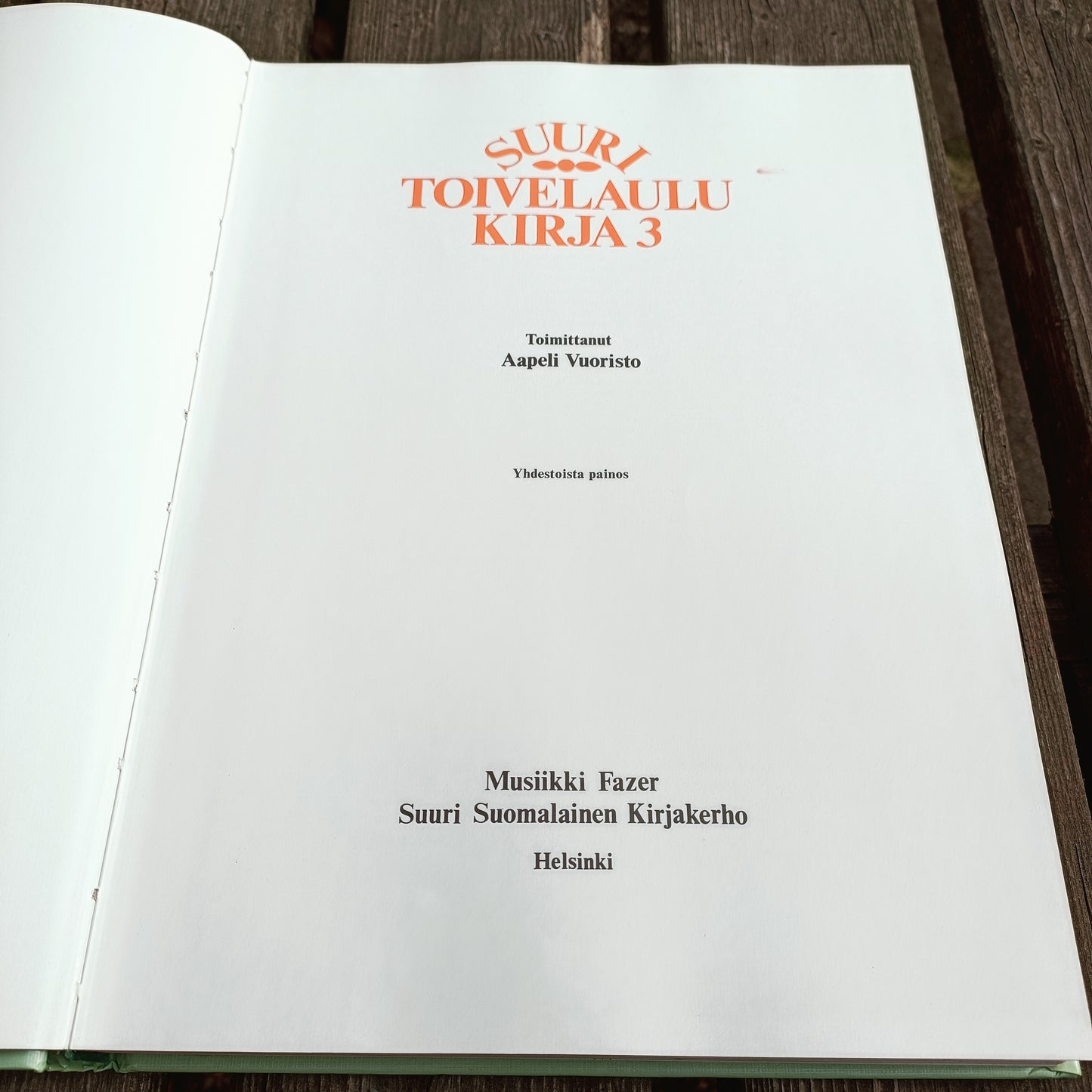 Suuri toivelaulukirja 3