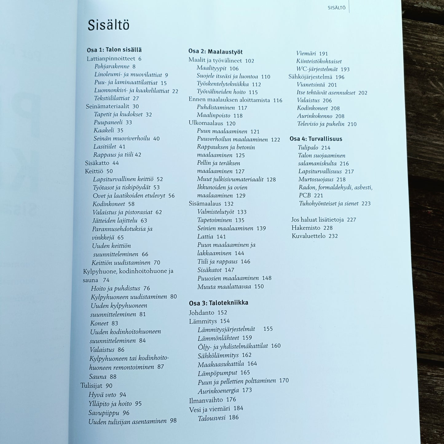 Pientalon käsikirja - Sisärakentaminen