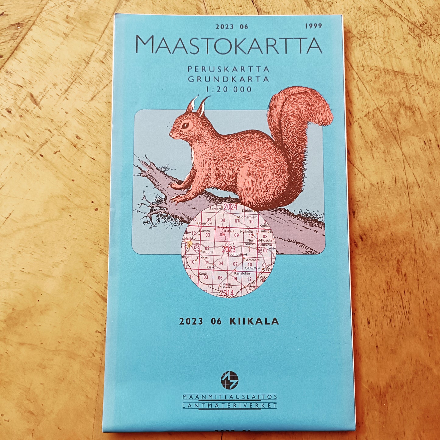 Maastokartta Kiikala 1999 - 1:20000