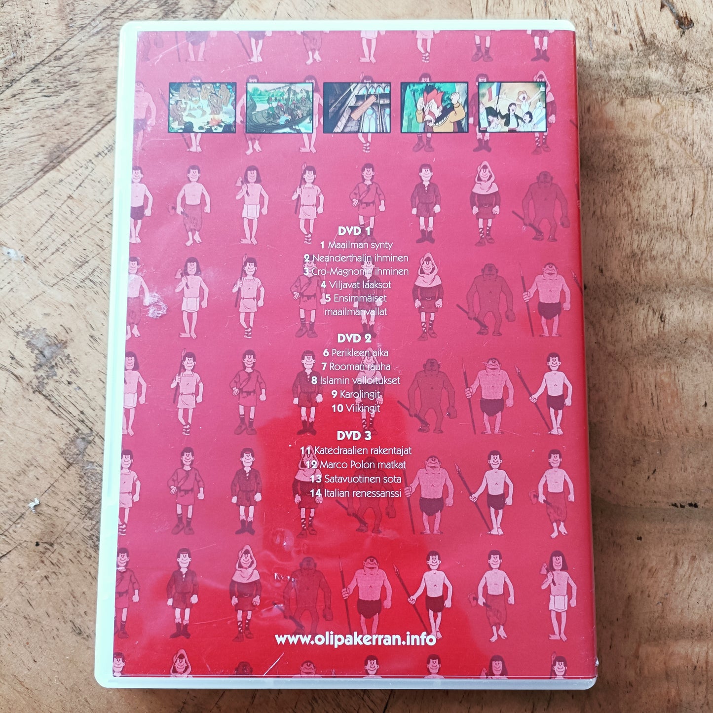 Olipa kerran ihminen 1-3 - 3DVD