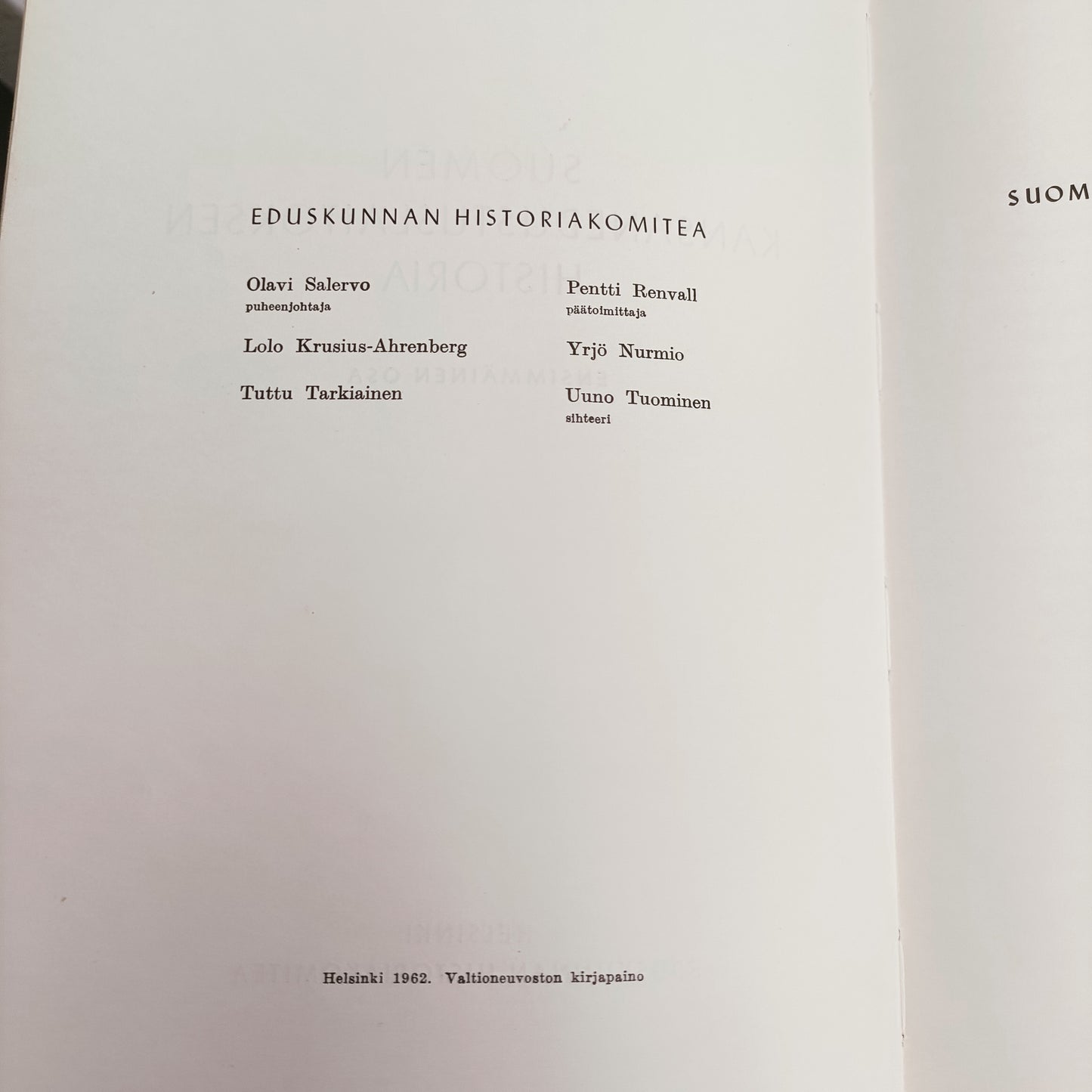 Suomen kansanedustuslaitoksen historia osa 1