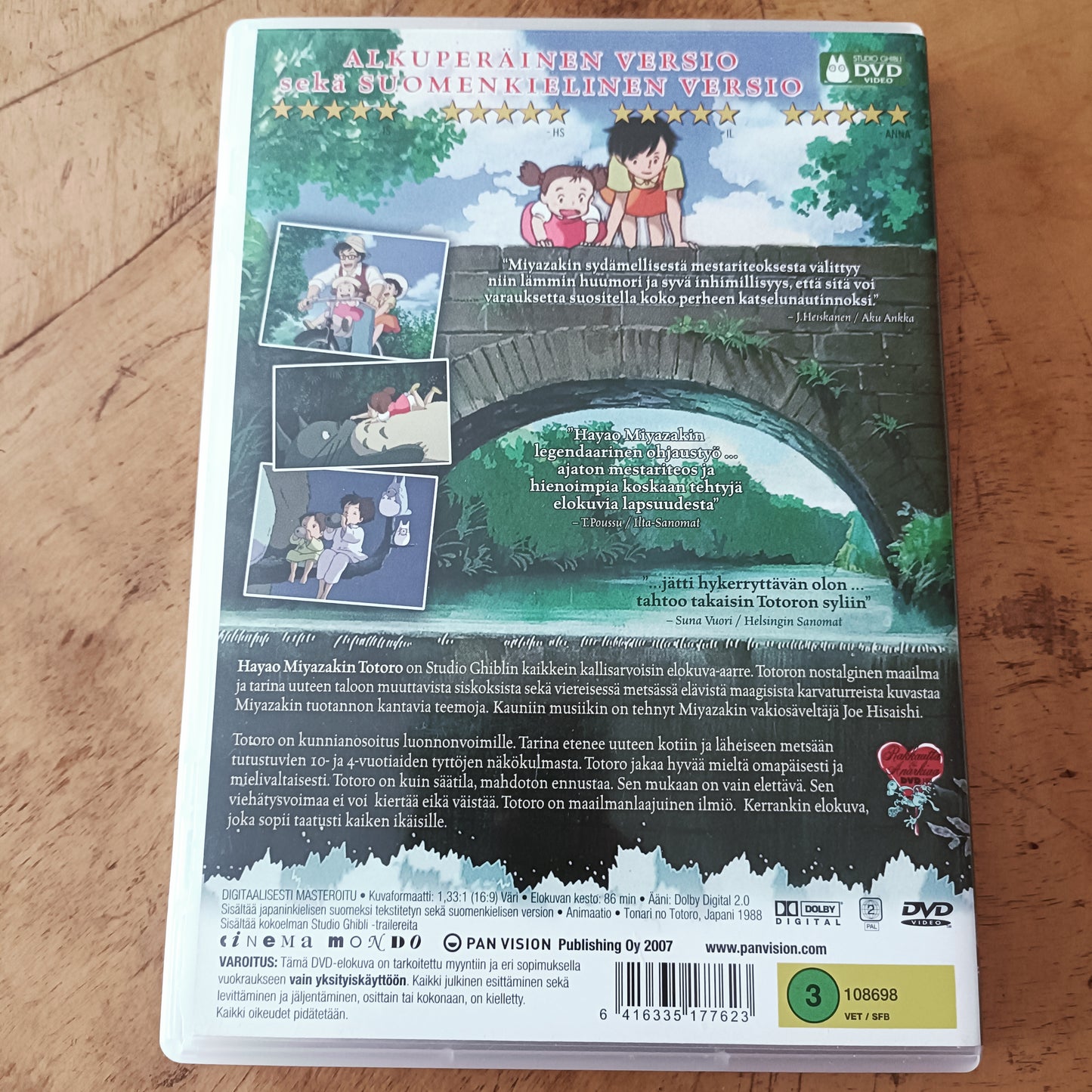 Naapurini Totoro - Hayao Miyazaki - DVD
