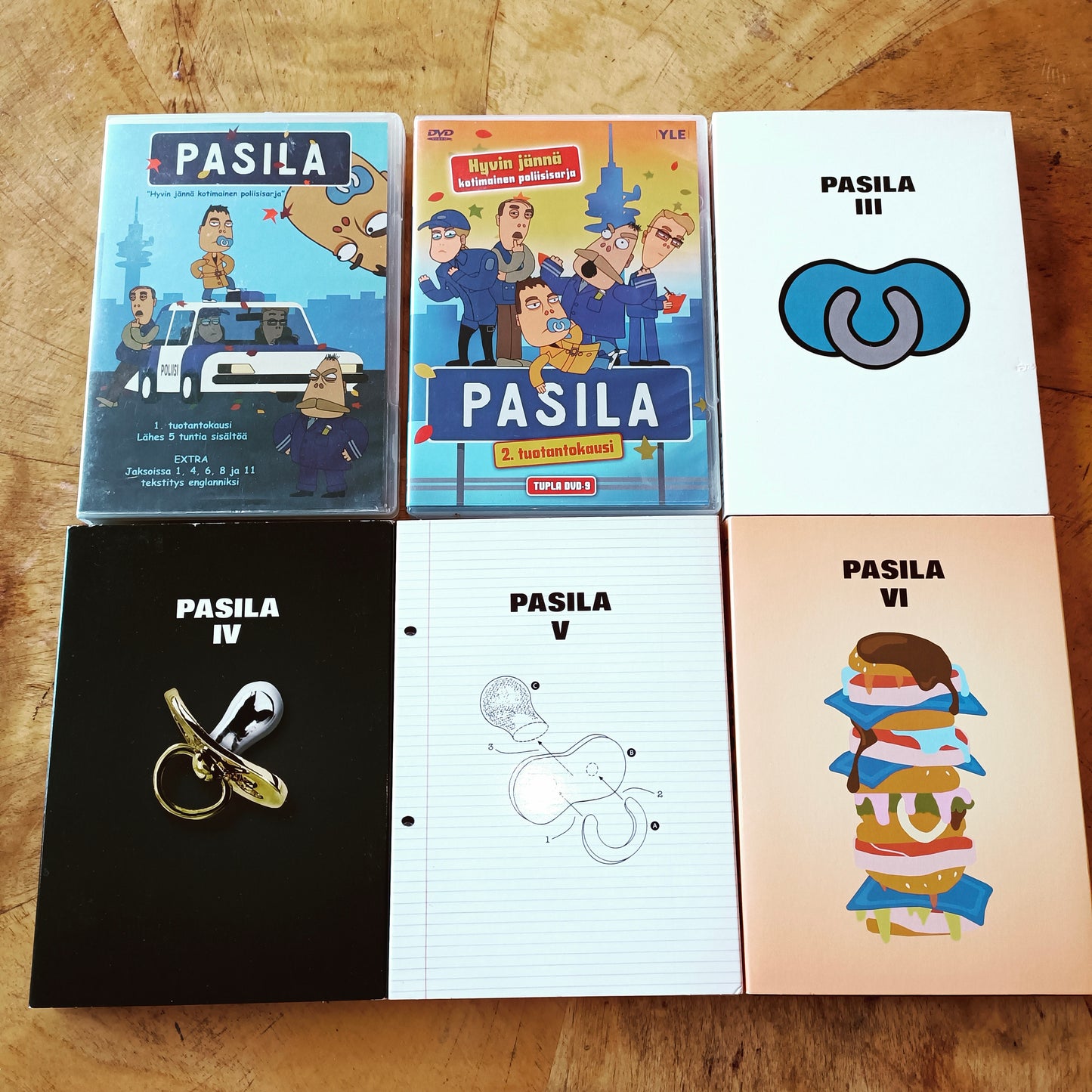 Pasila kaikki tuotantokaudet 1-6 - DVD