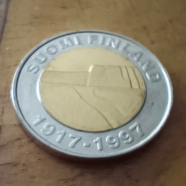 25 mk 1917-1997 Itsenäisyys 80 vuotta kolikko
