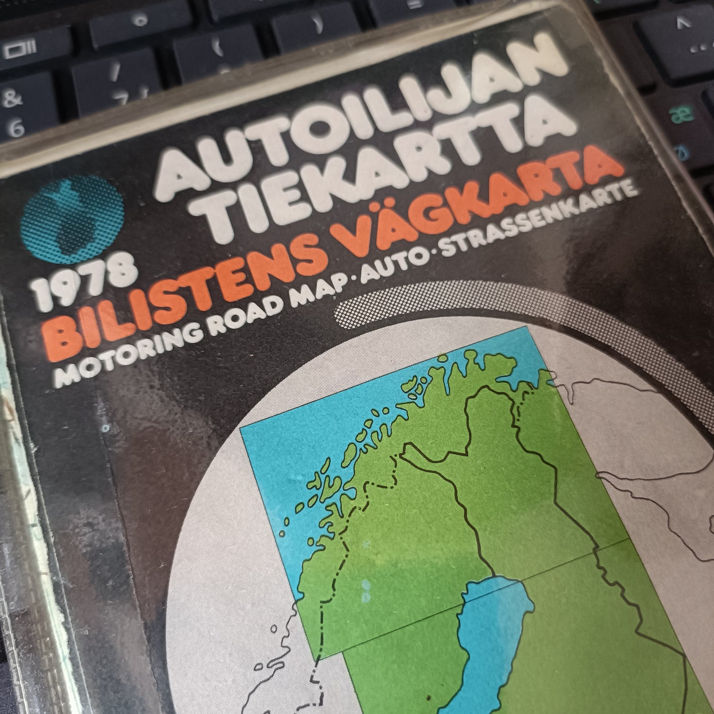 Autoilijan tiekartta 1978 - Suomi ja pohjoiskalotti