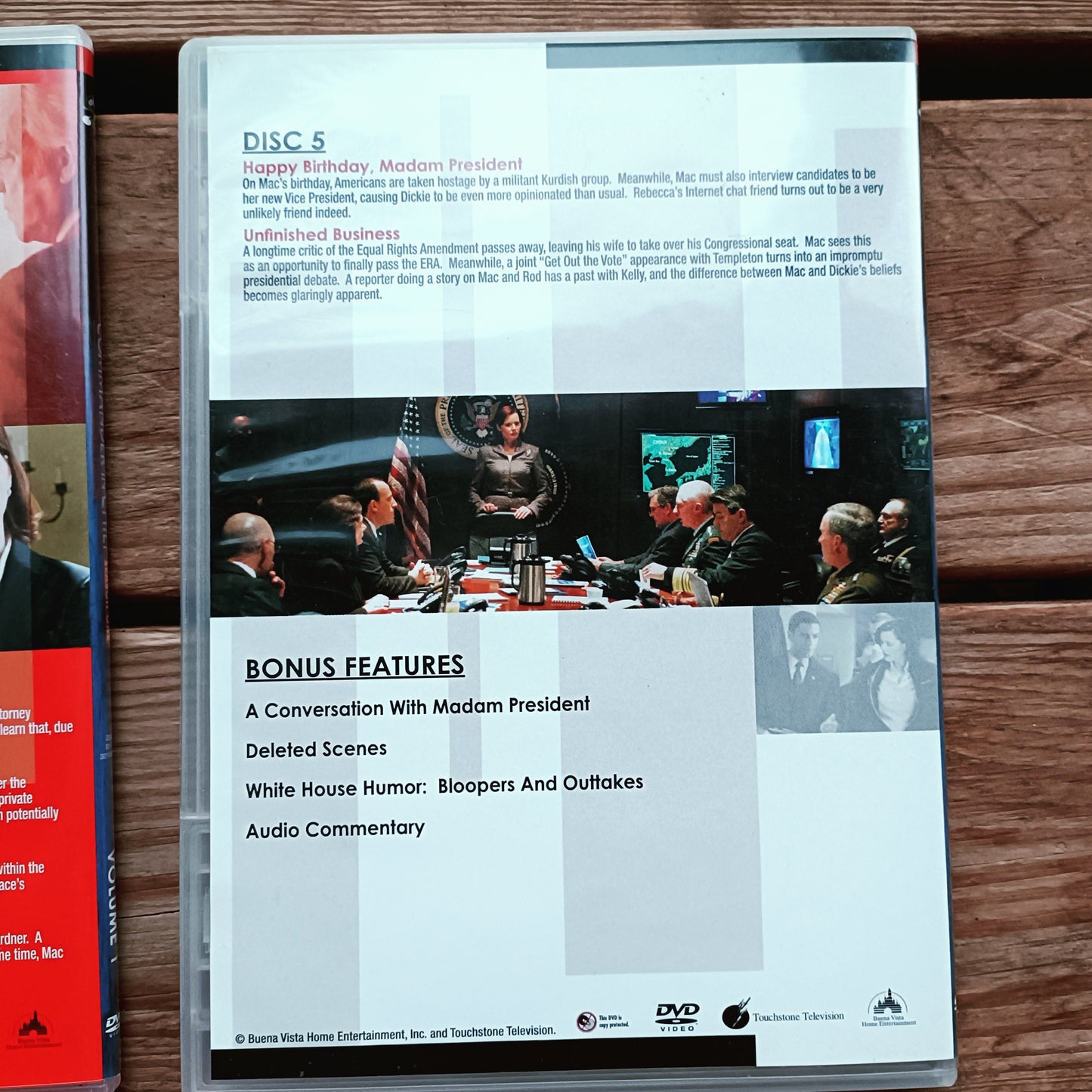 Rouva Presidentti - 1. tuotantokausi - 5 DVD