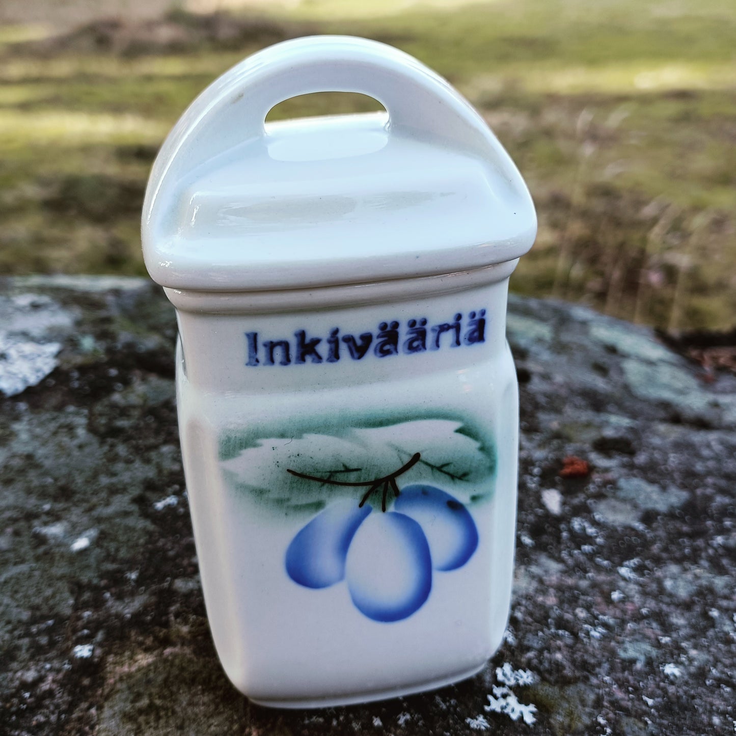 Arabia luumu maustepurkki, inkivääriä