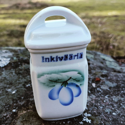 Arabia luumu maustepurkki, inkivääriä