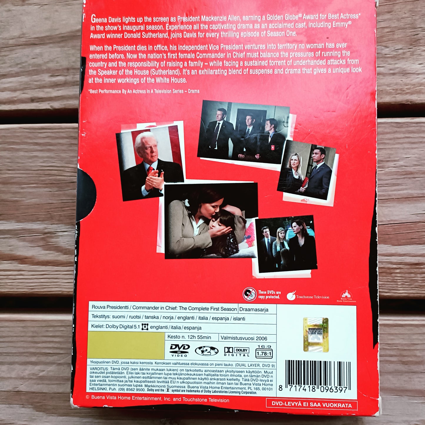 Rouva Presidentti - 1. tuotantokausi - 5 DVD