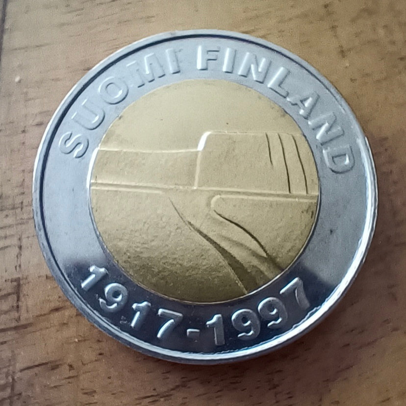 25 mk 1917-1997 Itsenäisyys 80 vuotta kolikko