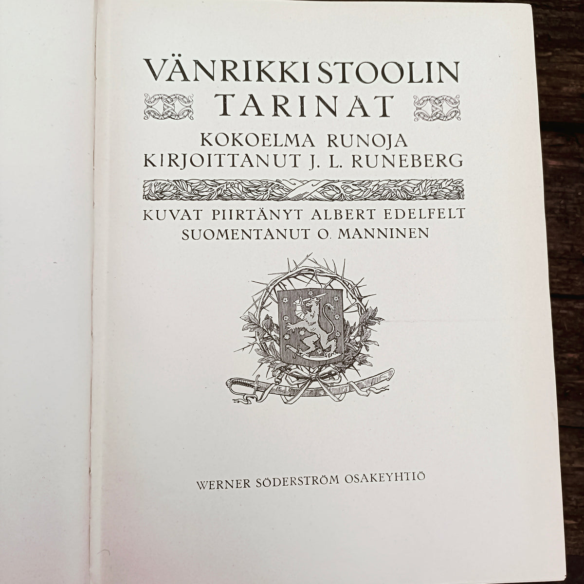 Vänrikki Stoolin tarinat - J. L. Runeberg - Kuvittanut A. Edelfelt (1931)