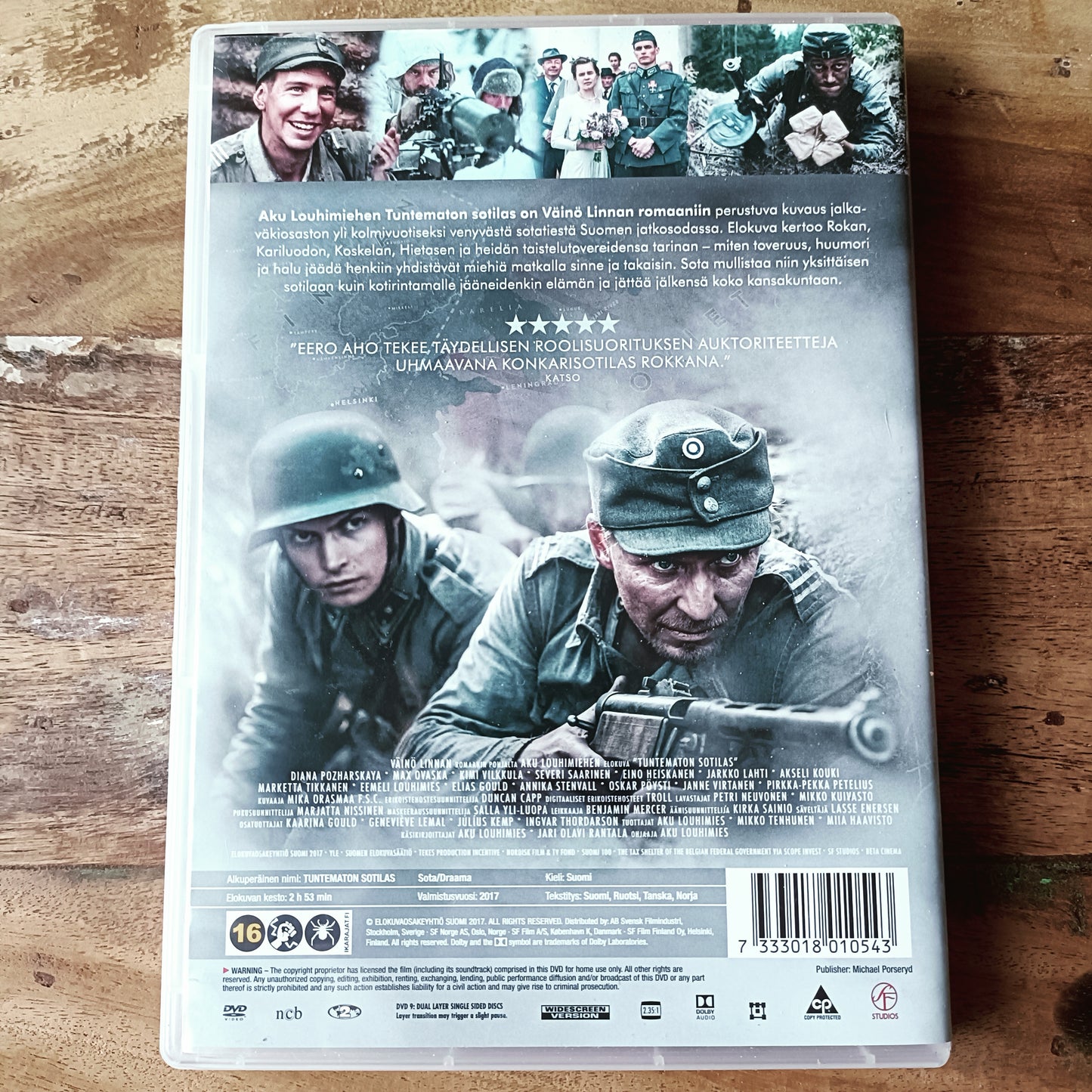 Tuntematon sotilas - DVD