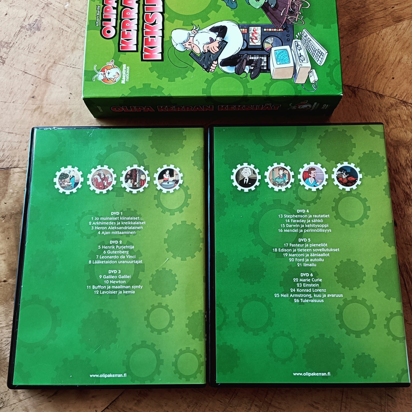 Olipa kerran keksijät 1-6 - 6DVD