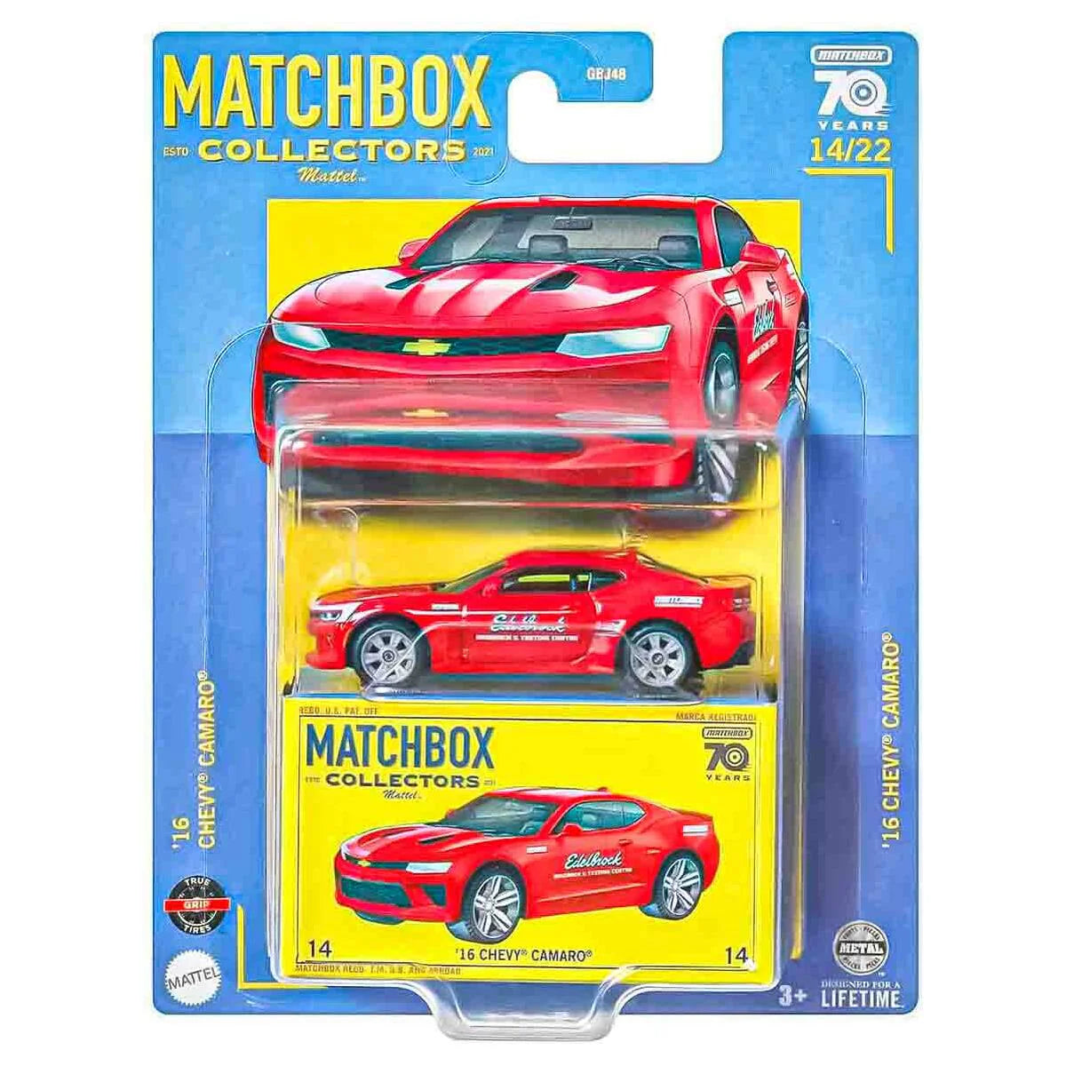 Matchbox Collectors 70 Years - '16 Chevy Camaro - 1:64