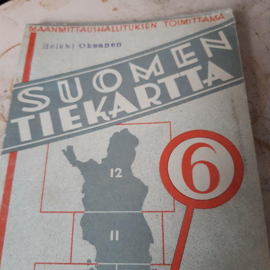 suomen tiekartta 6 - 1945