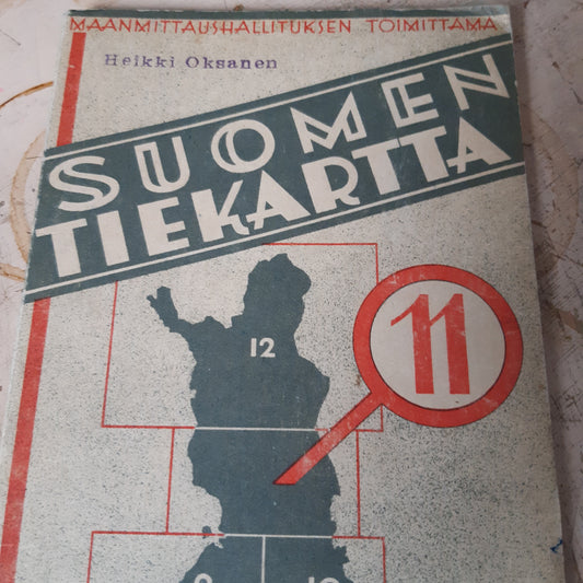 suomen tiekartta 11 - 1946