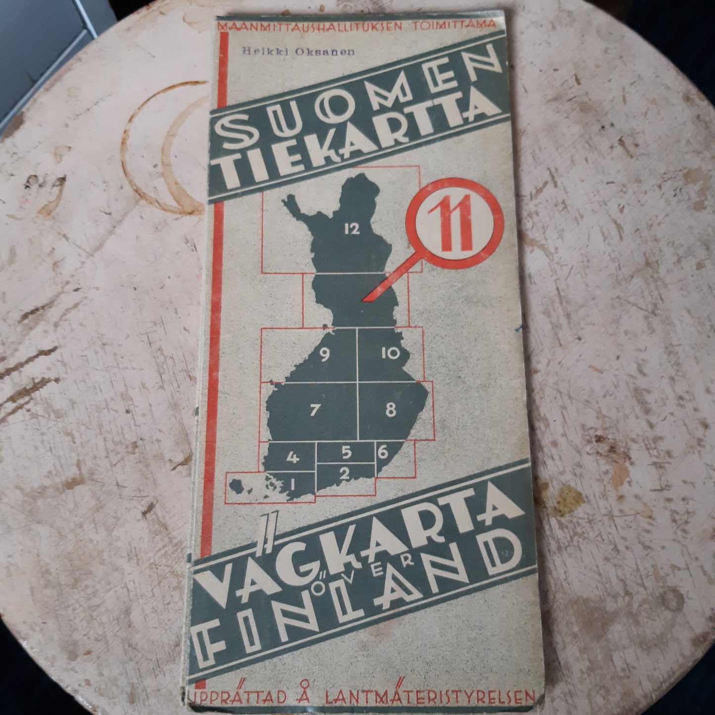 suomen tiekartta 11 - 1946