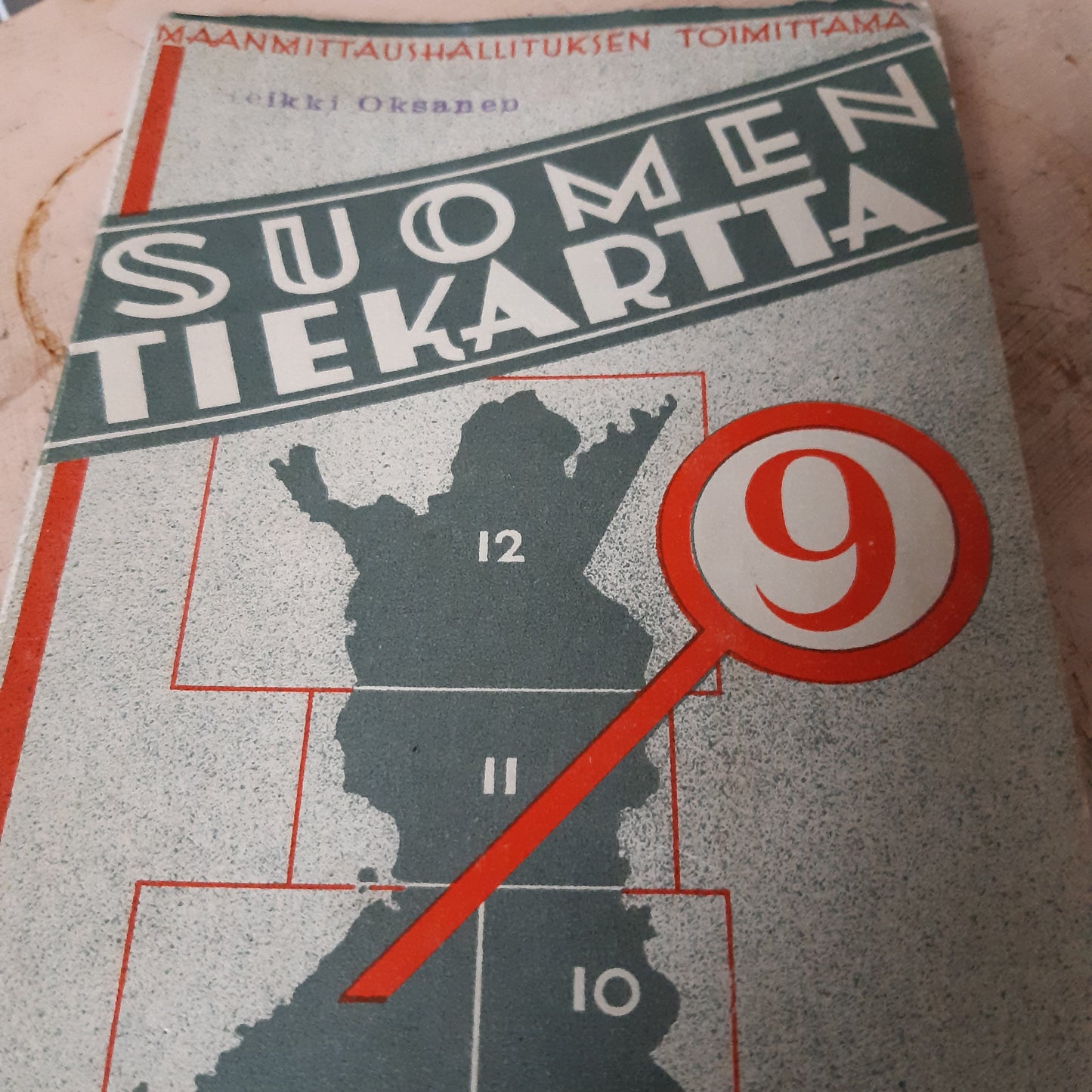 suomen tiekartta 9 - 1940