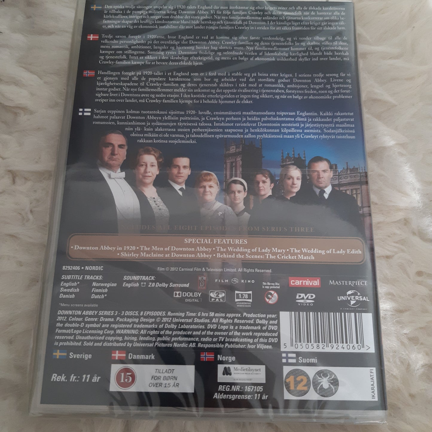 downton abbey  series 3 - dvd