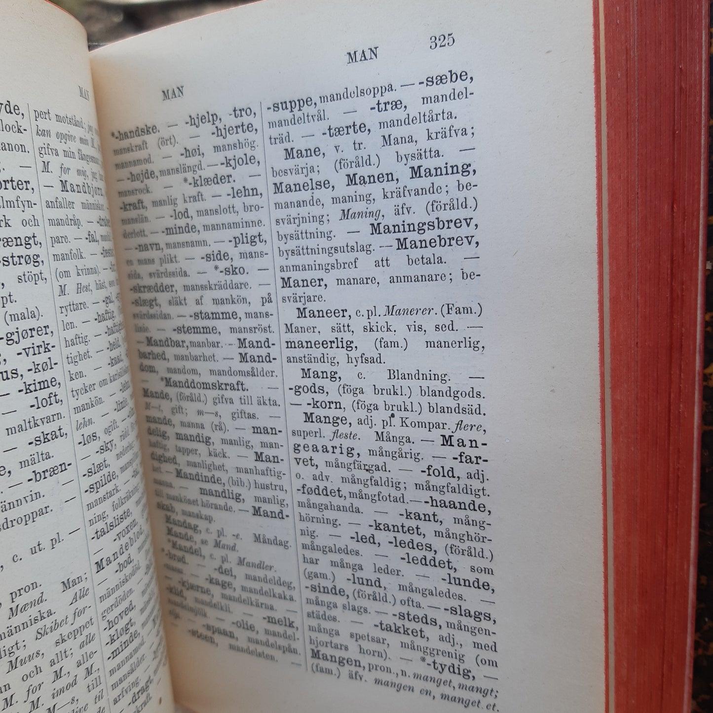 dansk-norsk och svensk ordbok - a.f. dalin - vuodelta 1895