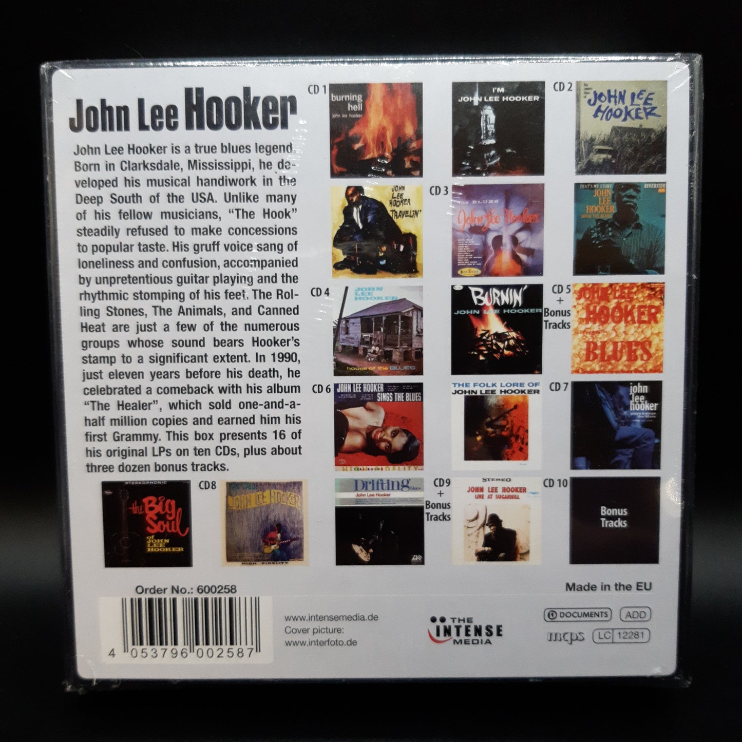 john lee hooker - 16 original albums & bonus tracks - 10cd