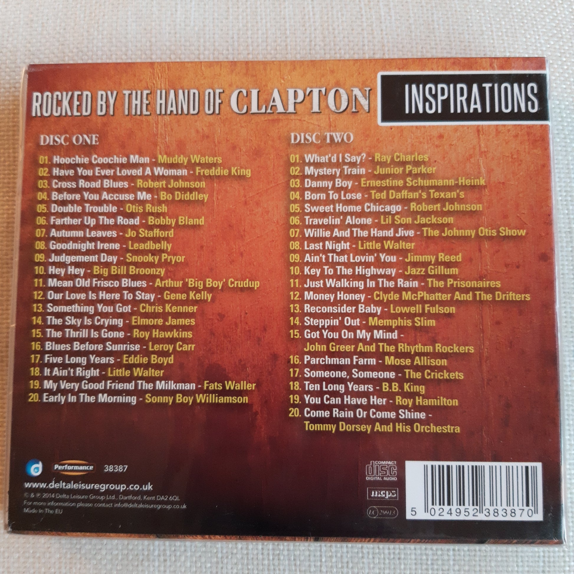 rocked by the hand of clapton - 2cd