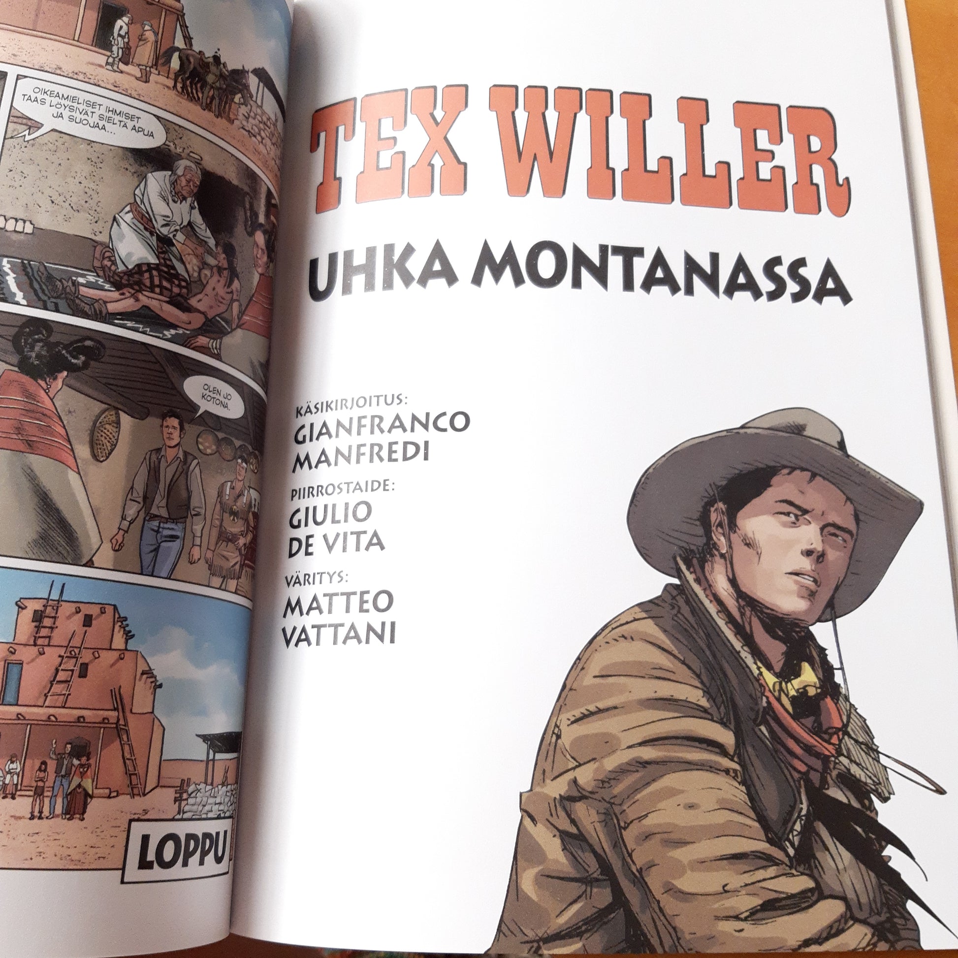 tex willer - painted desert ja uhka montanassa - suuralbumi 35
