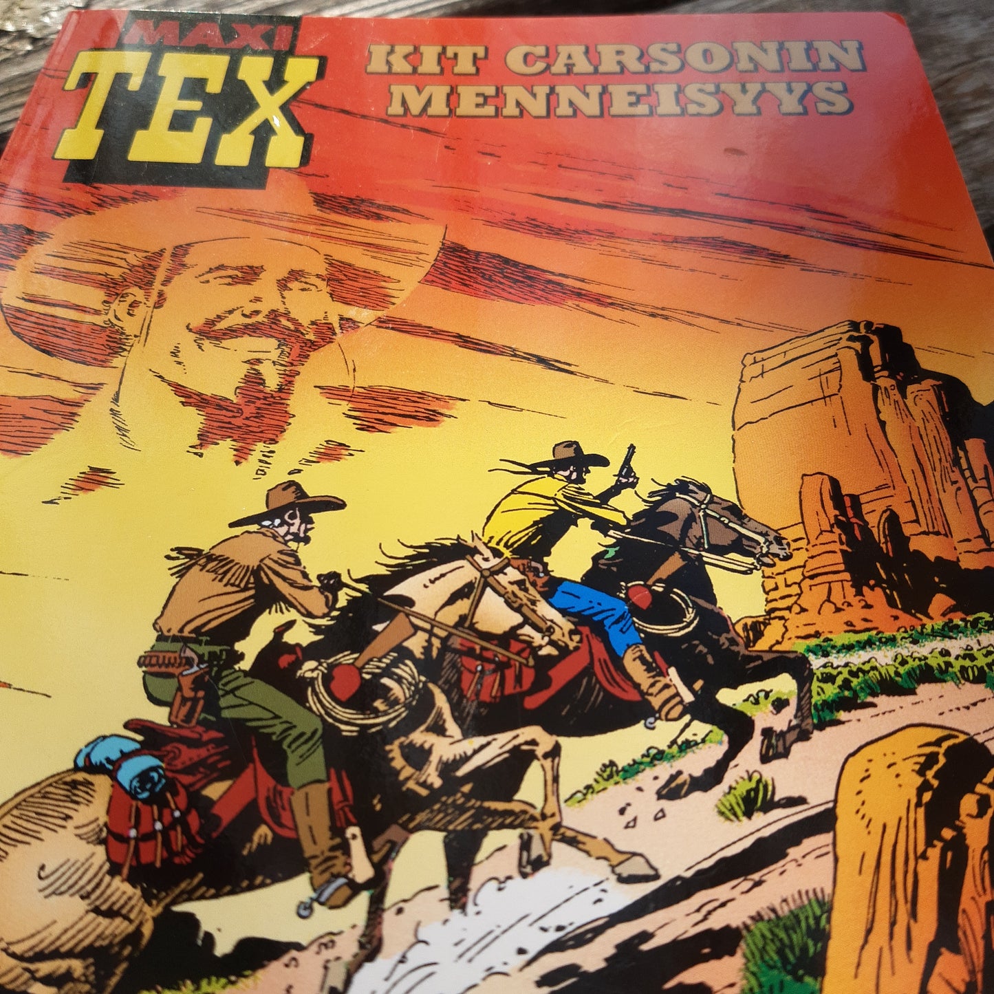 tex willer - maxi-tex 32 - kit carsonin menneisyys