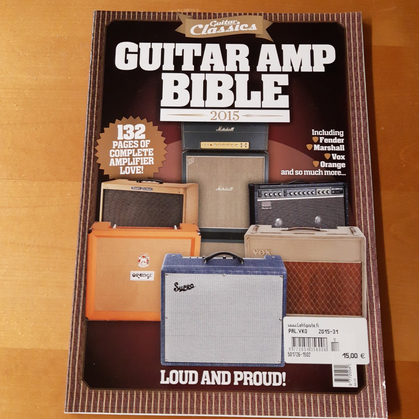 guitar & bass classics - guitar amp bible 2015