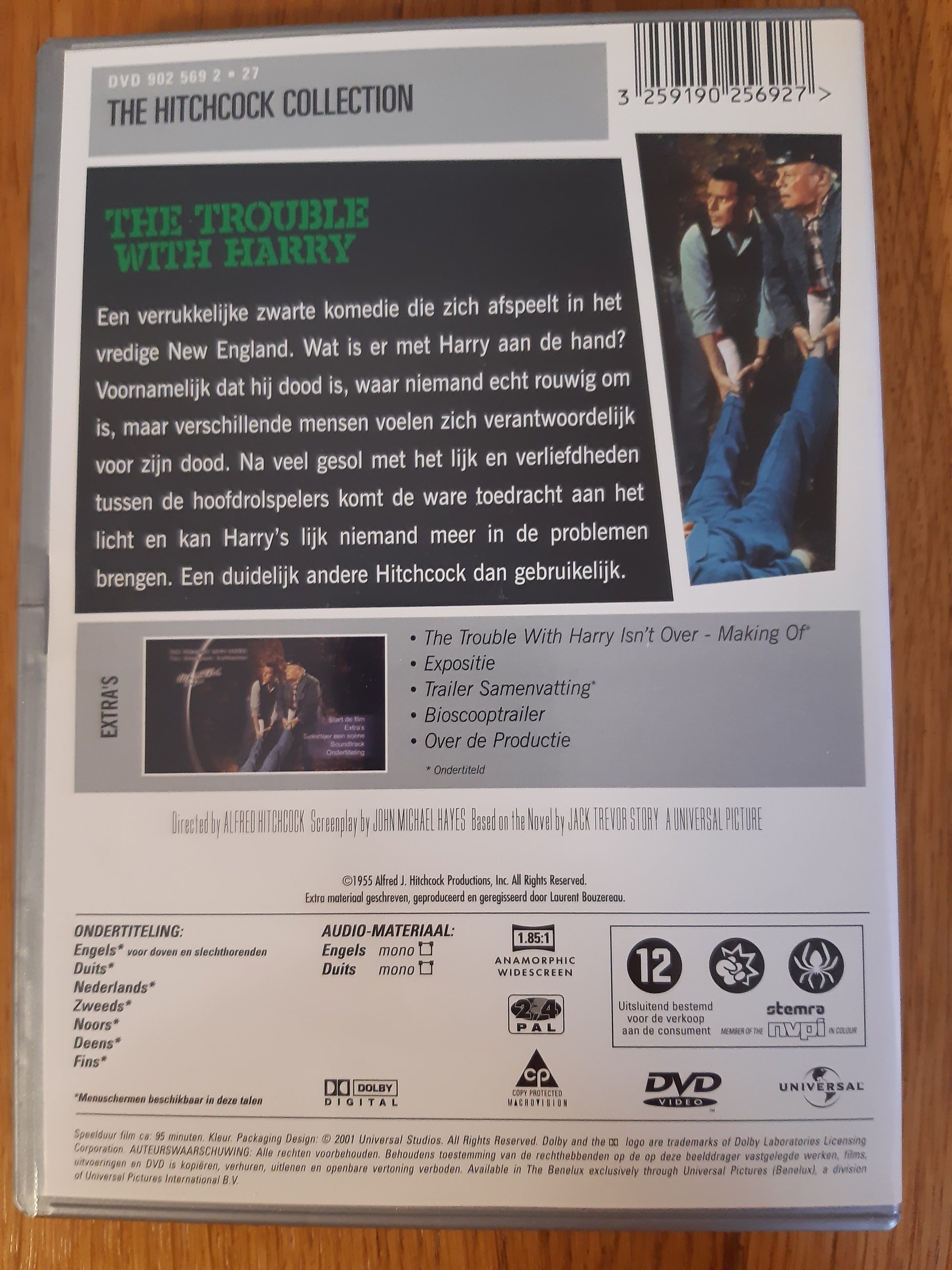 the trouble with harry - dvd