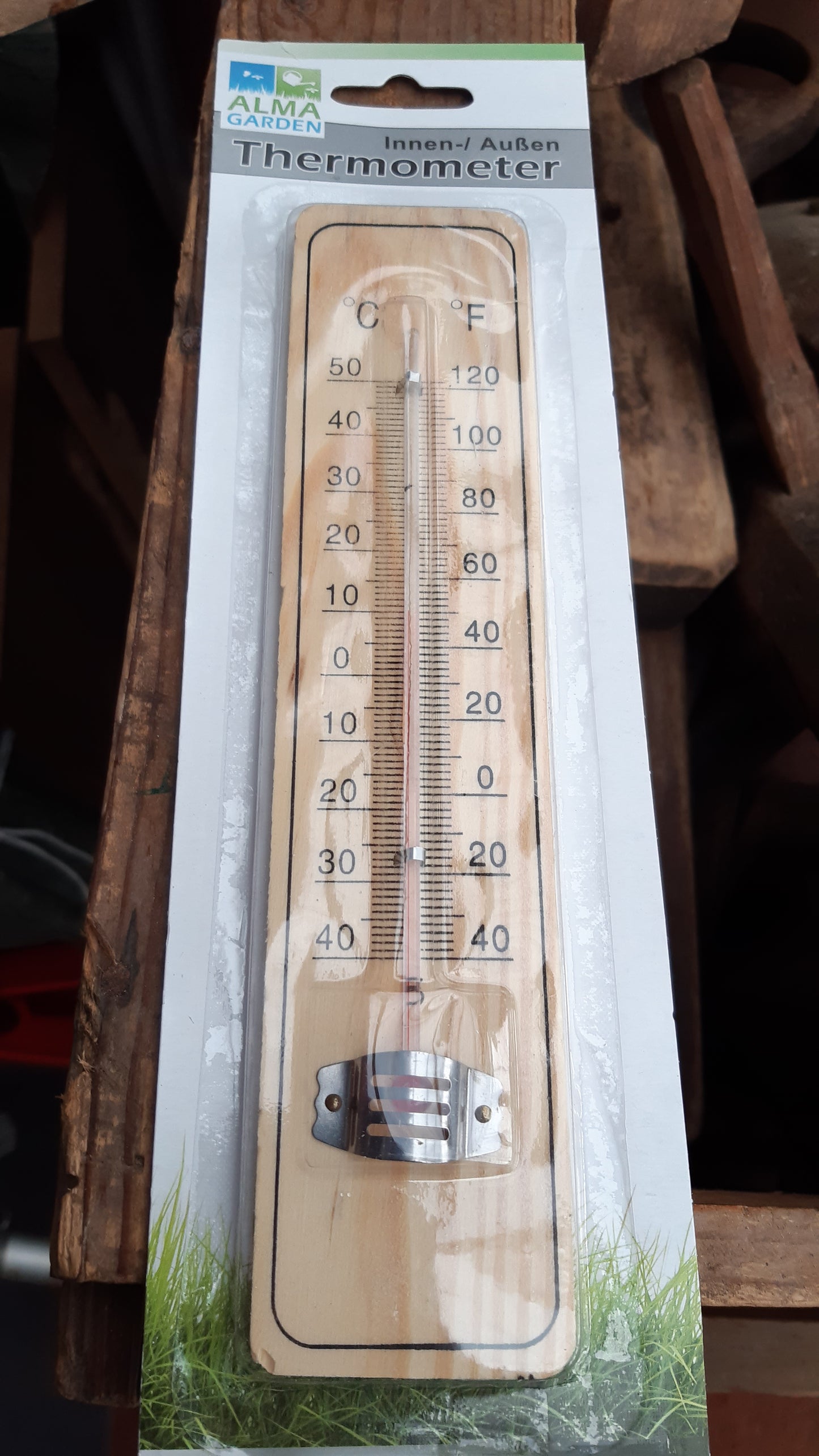 puinen lämpömittari