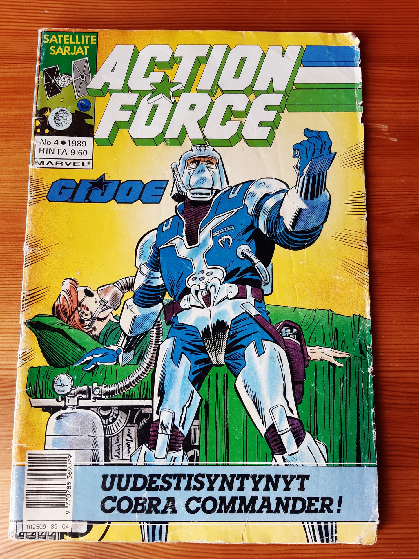 action force g.i.joe sarjakuvalehti no 4-1989