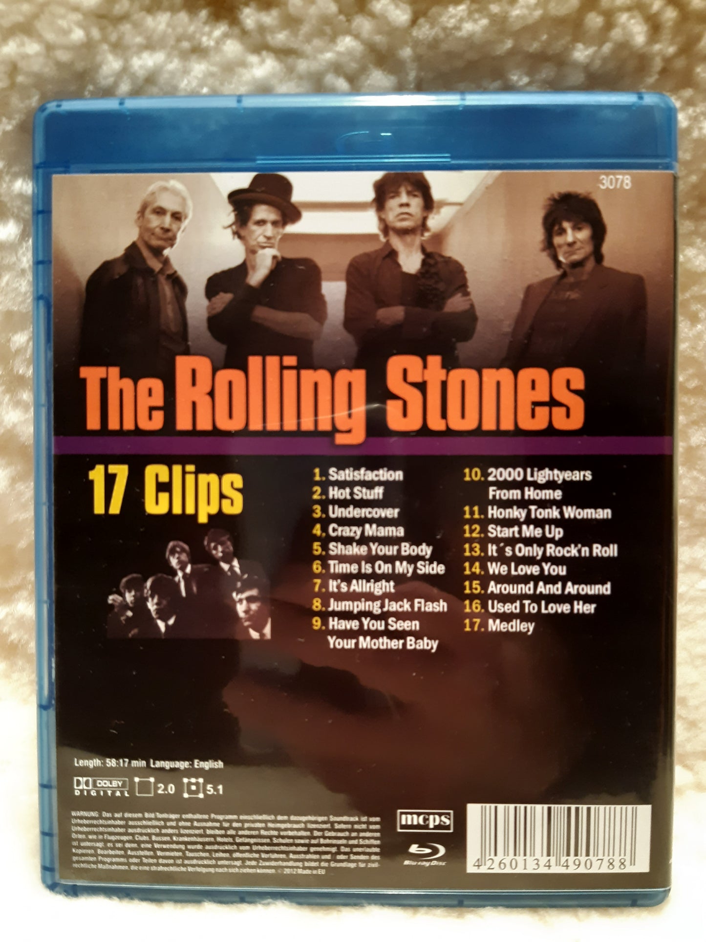the rolling stones - 17 clips - blu-ray