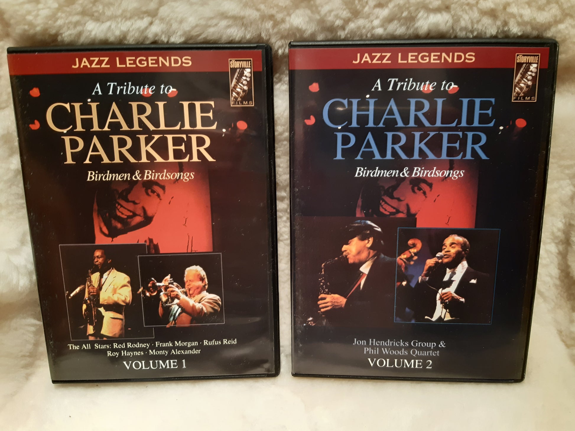 a tribute to charlie parker - birdmen & birdsongs 1 &  2 - dvd