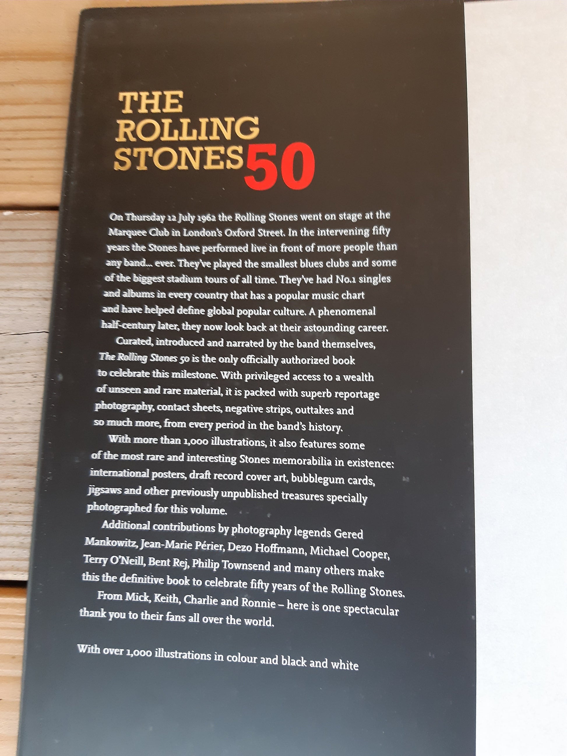 the rolling stones 50 - thames & hudson - kirja