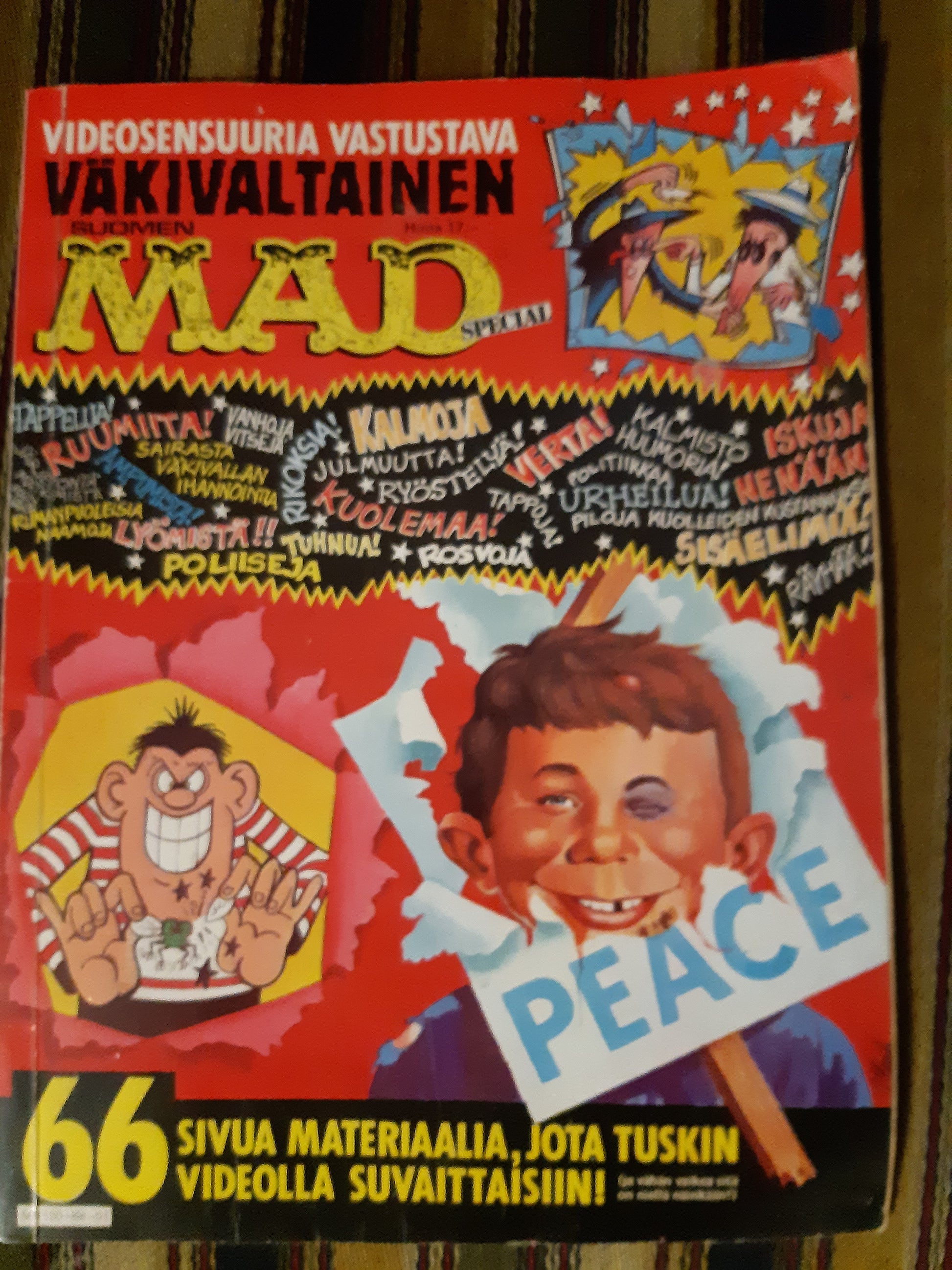 videosensuuria vastustava väkivaltainen suomen mad - 1988