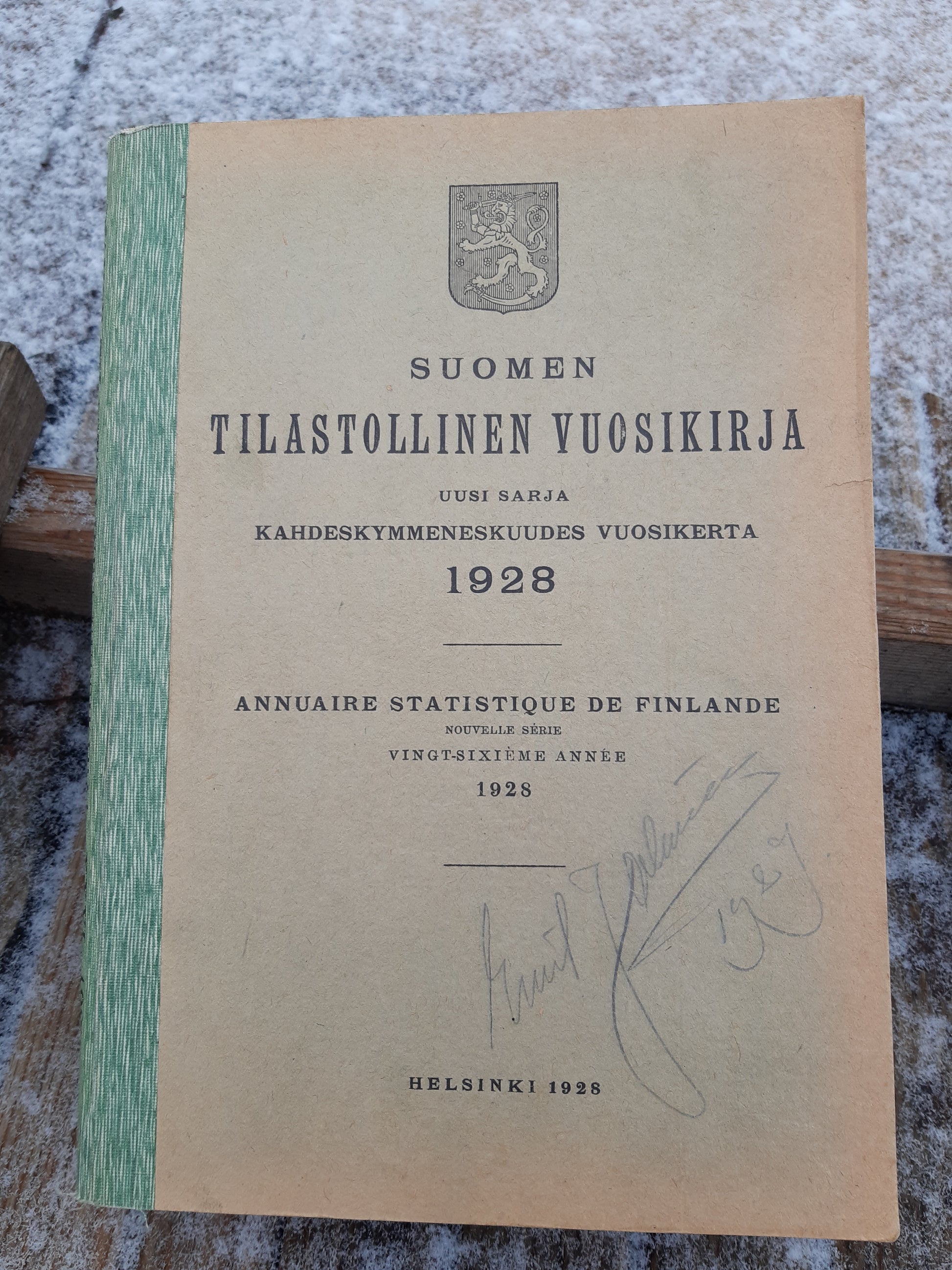suomen tilastollinen vuosikirja 1928